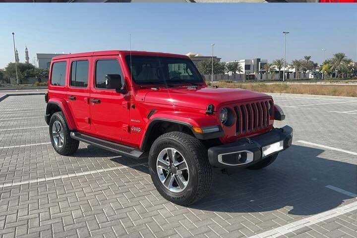 Jeep Wrangler after repair