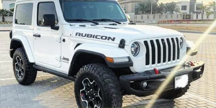 Jeep Wrangler Rubicon after repair
