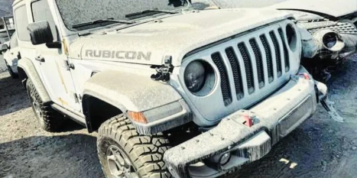 Jeep Wrangler Rubicon before repair